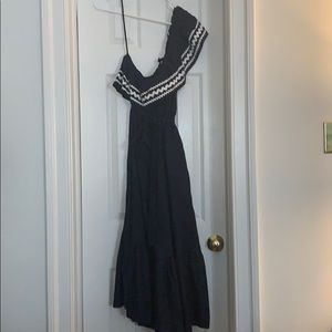 JCrew Linen Off Shoulder Dress